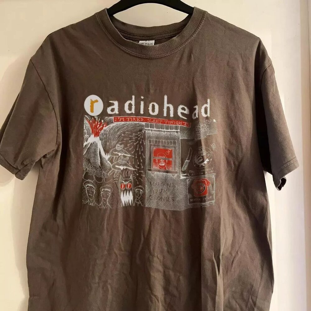 Radiohead Shirt, Radiohead Short Sleeve Cotton T-shirt